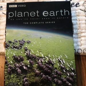 BBC planet earth 5 disc set video